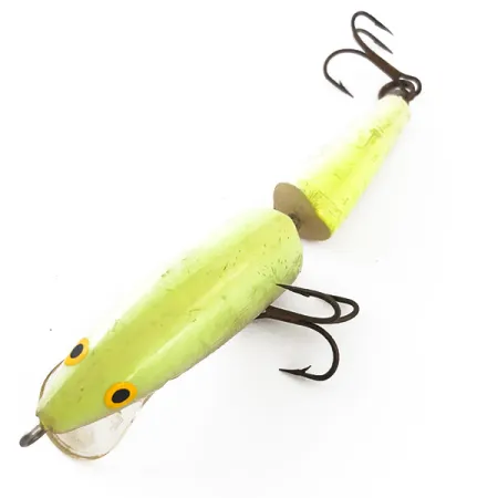 Rapala Jointed J-9 Ledat Drag, Gul, 7g, Balsaträ, #4822