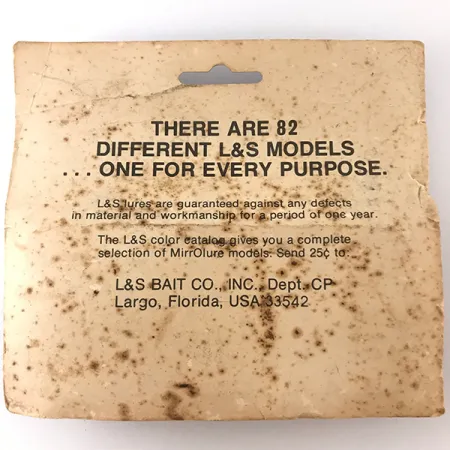 L&S Bait MirrOlure Ytbete, Silver/Röd, 11g, Walk-the-dog, #4824