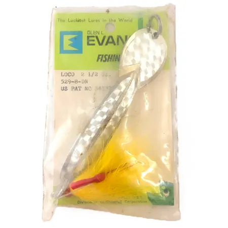 Glen Evans Loco 5 Skeddrag, Nickel, 58g, Holografisk Finish, #4826