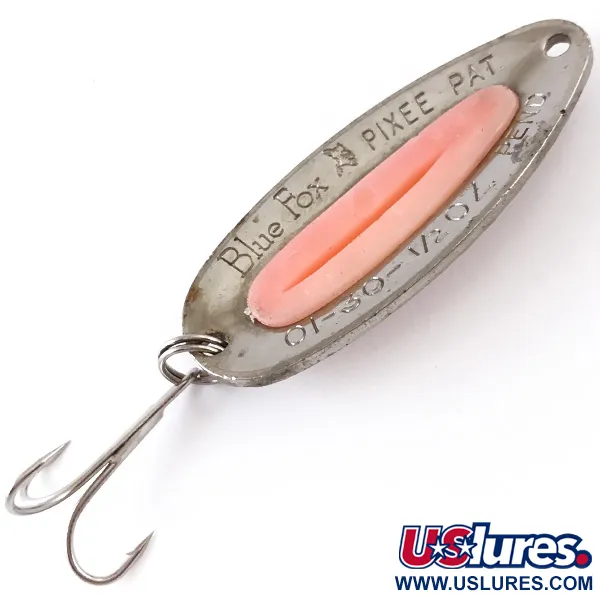 Blue Fox Pixee Skeddrag, Hamrad nickel/Rosa, 14g, Laxrom, #4840