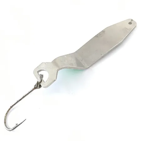 Shasta Humdinger Skeddrag, Nickel/Grönt glitter, 11g, Enkelkrok, #4871