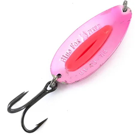 Blue Fox Pixee UV Skeddrag, Rosa Metallic/Röd, 24g, UV Glow, #4879