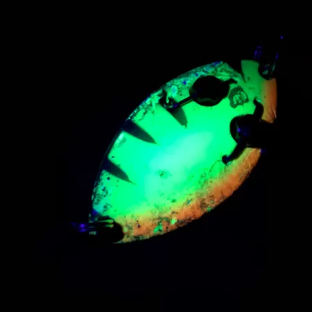 Eppinger Red Eye Spinning UV Skeddrag, Fire Tiger/Mässing, 10g, #4883