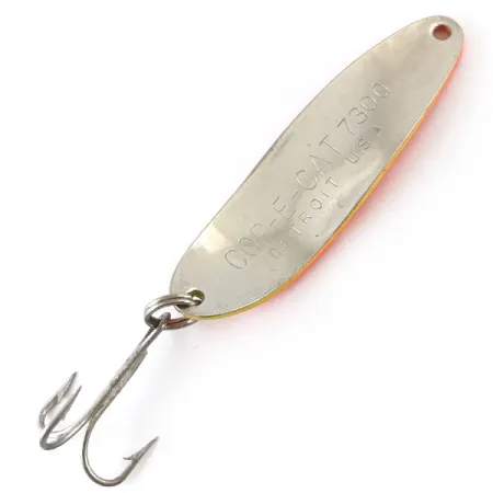 Dardevle Cop-E-Cat 7300 UV Skeddrag, Gul/Orange/Nickel, 10g, UV, #4887