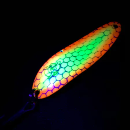 Dardevle Cop-E-Cat 7300 UV Skeddrag, Gul/Orange/Nickel, 10g, UV, #4887