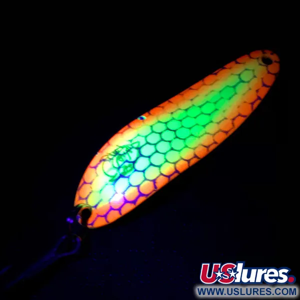 Dardevle Cop-E-Cat 7300 UV Skeddrag, Gul/Orange/Nickel, 10g, UV, #4887