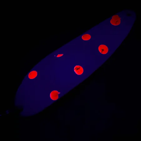 Eppinger Dardevle Cop-E-Cat 7400 Skeddrag, Vit/Nickel/Röd UV, 14g, #4915