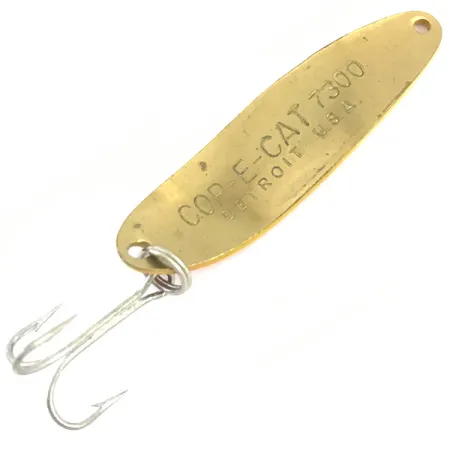 Dardevle Cop-E-Cat 7300 Skeddrag, Röd/Gul/Mässing, 10g, Mässing, #4916