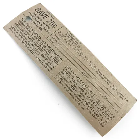 Mepps Aglia 1 Spinnare, Röd/Vit/Guld, 3.5g, Originalförpackning, #4922