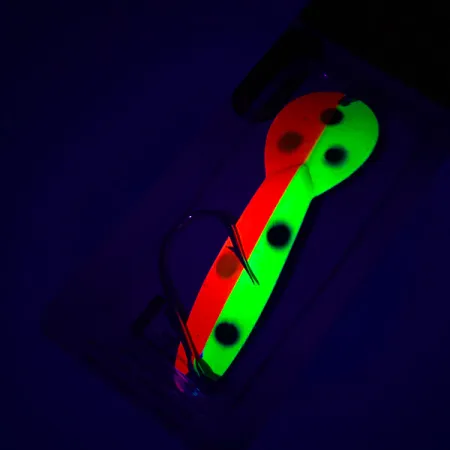 Luhr Jensen Loco Lite UV Skeddrag, Röd/Gul/Svart, 14g, UV, #4927