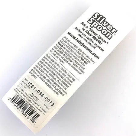 Luhr Jensen Weedless Silver Spoon UV, Fire Tiger, 17g, Skeddrag, #5796