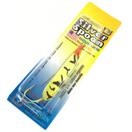 Luhr Jensen Weedless Silver Spoon UV, Fire Tiger, 17g, Skeddrag, #5796