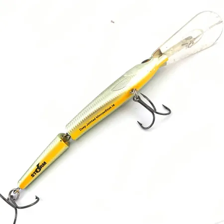 Storm Deep Jointed Minnow Stick 14 Wobbler, Grön, 25g, Ledad, #4942