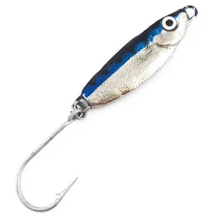 Luhr Jensen Crippled Herring Pirke, Silver / Blå, 14g, #4945