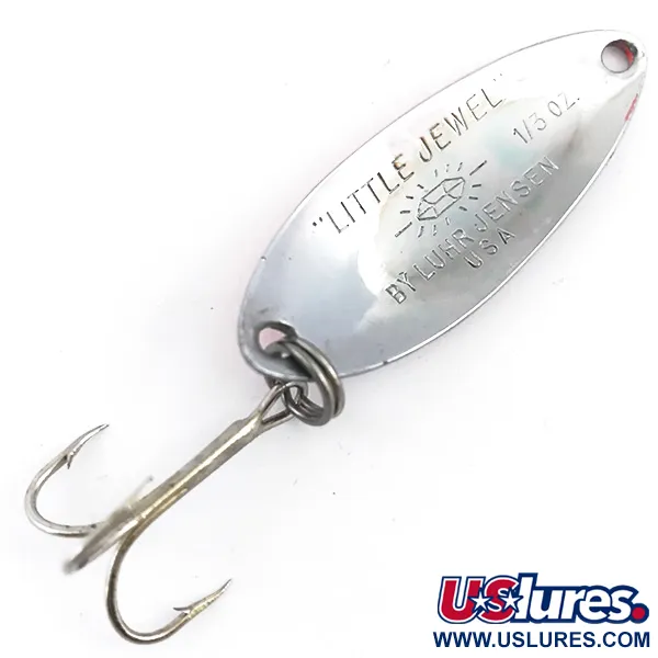 Luhr Jensen Little Jewel UV Skeddrag, Hamrad nickel, 9g, UV, #4947