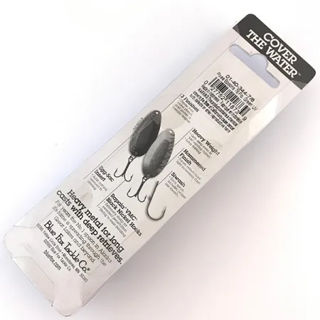 Blue Fox Pixee UV Skeddrag, Hamrad Nickel/Grön, 24g, UV Bright, #4954