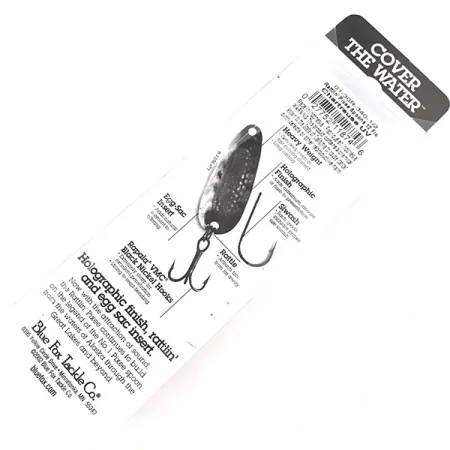 Blue Fox Rattlin Pixee Skeddrag, Nickel / Ljusgrön, 14g, Rassel, #4957