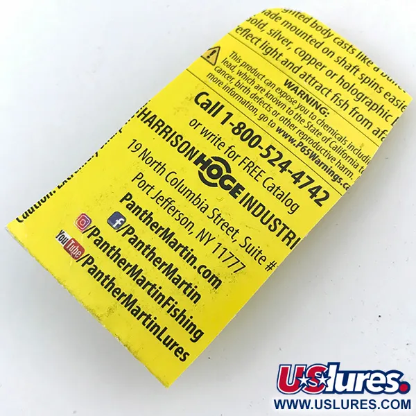 Panther Martin 2 Spinnare, Fire Tiger, 2.5g, In-Line Sked, #4993