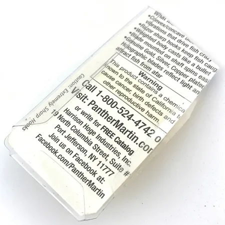 Panther Martin 2 Spinnare, Guld, 1,77g, Direktmonterat blad, #4994