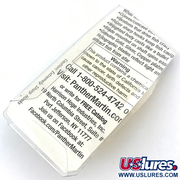 Panther Martin 2 Spinnare, Guld, 1,77g, Direktmonterat blad, #4994