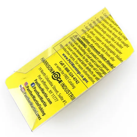 Panther Martin 4 Spinnare, Guld / Röd, 4g, In-Line, #5008