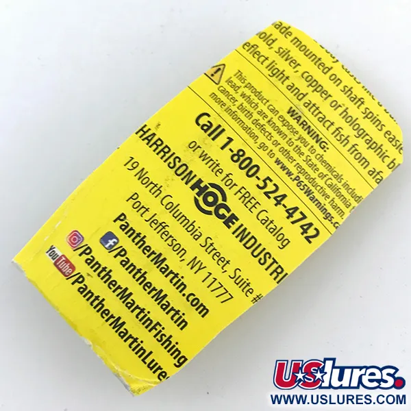 Panther Martin 4 UV Spinnare, Regnbågsöring, 4g, UV-finish, #4996