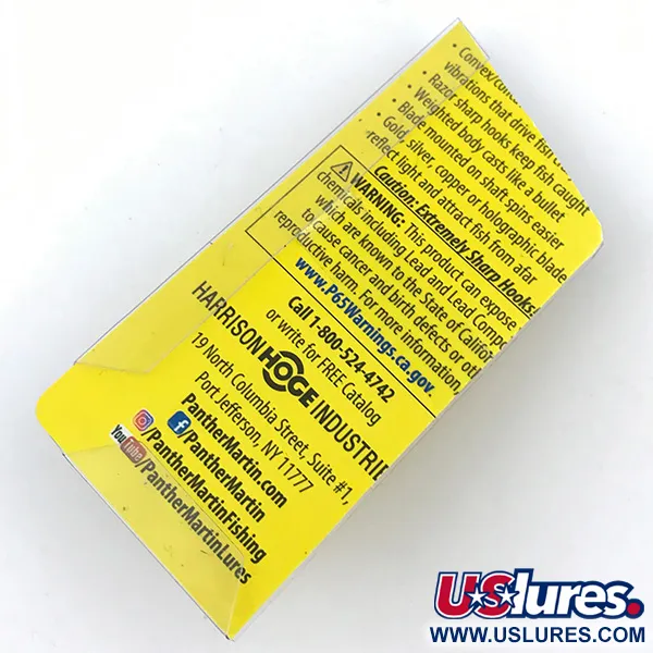 Panther Martin 6 Spinnare, Fire Tiger, 6g, In-line sked, #5009