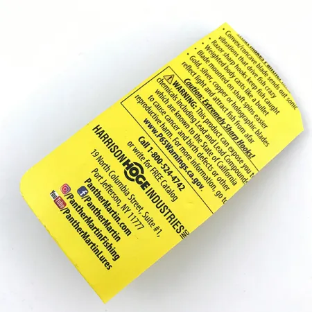 Panther Martin 6 Spinnare, Fire Tiger, 6g, Bygelfri design, #5010