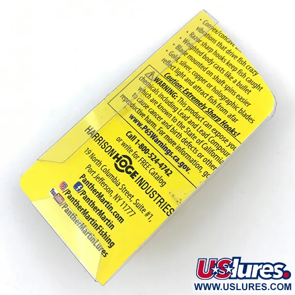 Spinnare Panther Martin 4, Blå öring, 4g, Holografisk, #5007