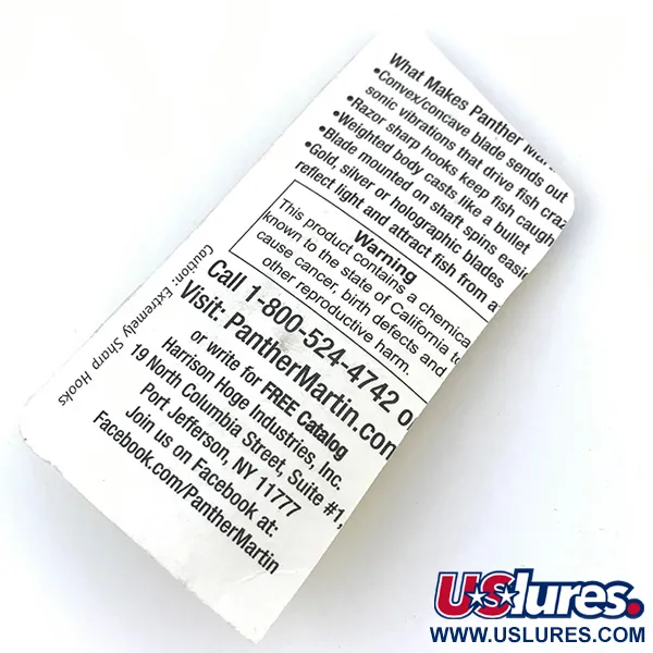 Panther Martin 4 Spinnare, Blue Trout, 4g, genomgående blad, #5012