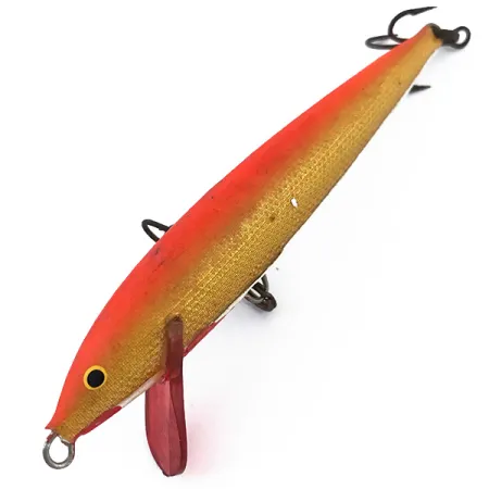 Rapala Original Floater Wobbler, Guld, 4g, Balsaträ, #5014
