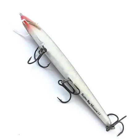 Rapala Scatter Rap Minnow Wobbler, Silver, 6g, Scatter Lip, #5029