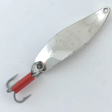 Mepps Syclops 00 Skeddrag, Silver / Röd, 4.5g, S-form, #5038