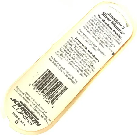 Johnson Weedless Silver Minnow Skeddrag, Guld, 14g, Vasskyddat, #5046