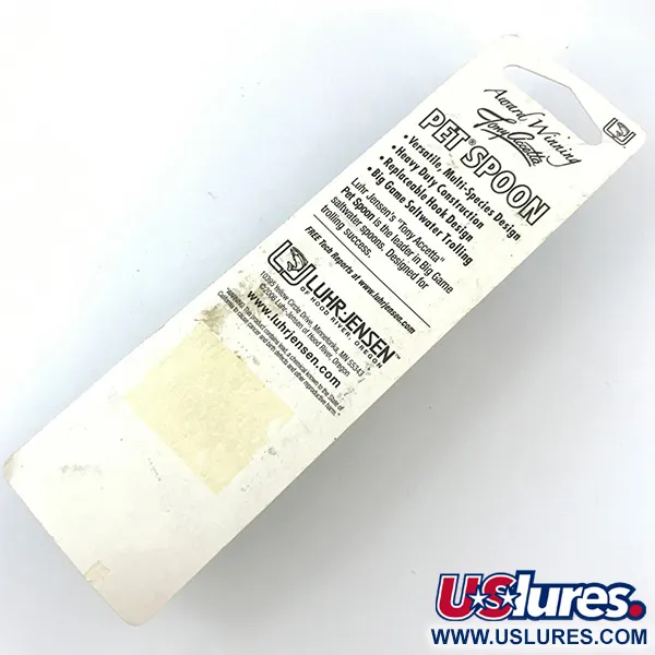 Luhr Jensen Tony Accetta Pet Spoon 14, Nickel, 7g, Vasskyddad, #5050