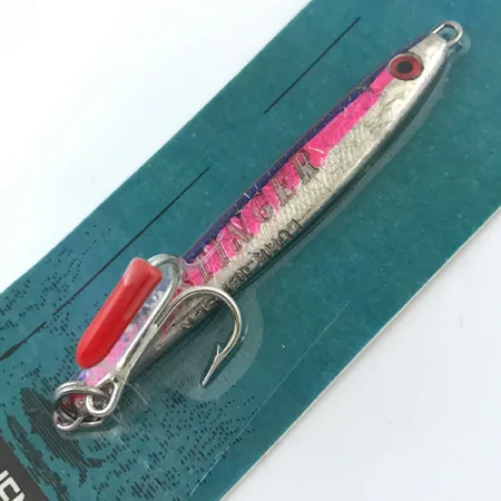 Luhr Jensen Deep Stinger Jigg, Silver / Rosa, 21g, Vintage, #5051