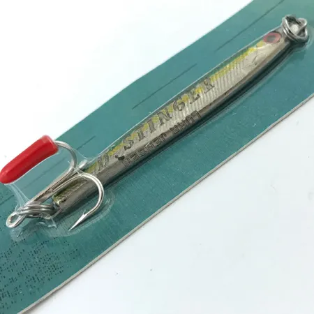 Luhr Jensen Deep Stinger Pilk, Silver / Grön, 21g, #5052