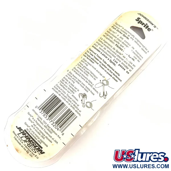 Johnson Sprite Skeddrag, Nickel, 1/2oz, Wobble Action, #5065