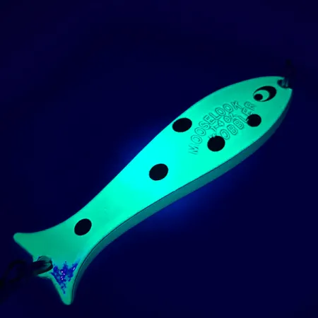 Williams Mooselook wobbler Skeddrag, Fluorescent Yellow / Black, 8g, #5086