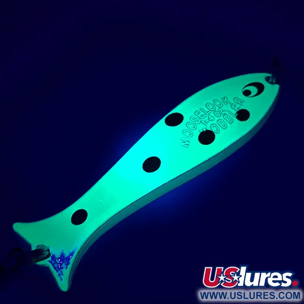 Williams Mooselook wobbler Skeddrag, Fluorescent Yellow / Black, 8g, #5086