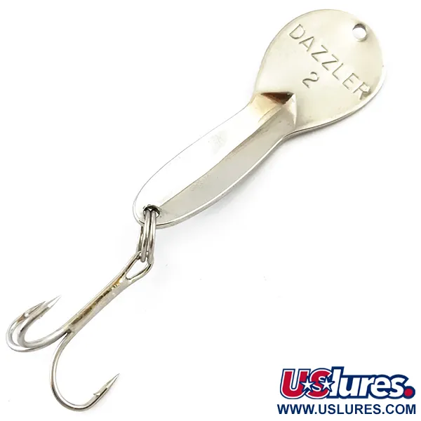 Acme Dazzler #2 Skeddrag, Nickel, 7g, Vintage, #5088
