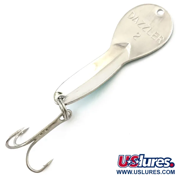 Acme Dazzler #2 Skeddrag, Nickel / Grön, 7g, Gäddbete, #5096