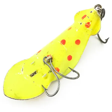 Buck Perry Spoonplug UV Skeddrag, Yellow / Red, 14g, UV-aktiv, #5100