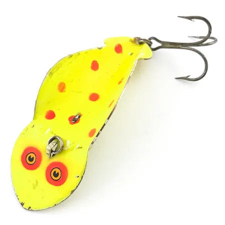 Buck Perry Spoonplug UV Skeddrag, Yellow / Red, 14g, UV-aktiv, #5100