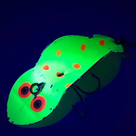 Buck Perry Spoonplug UV Skeddrag, Yellow / Red, 14g, UV-aktiv, #5100