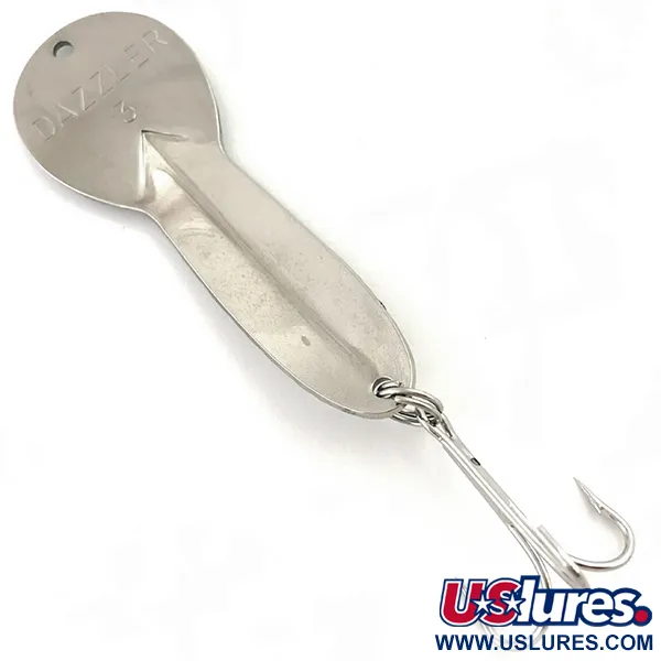 Acme Dazzler #3 Skeddrag, Hamrad nickel / Grön, 14g, #5126