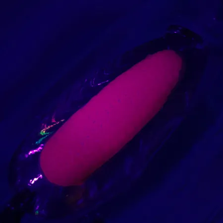 Blue Fox Rattlin Pixee Skeddrag, Pink UV / Rainbow Herring, 14g, #5127