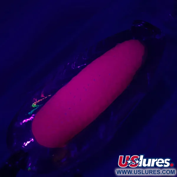 Blue Fox Rattlin Pixee Skeddrag, Pink UV / Rainbow Herring, 14g, #5127