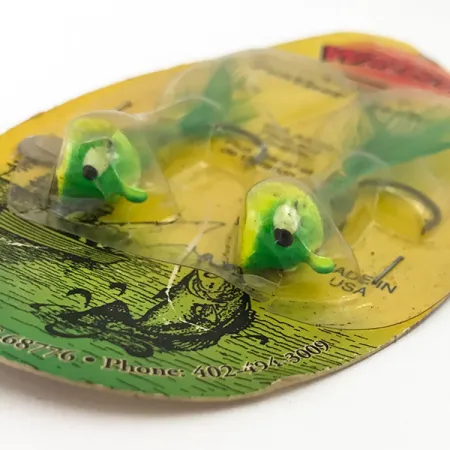 Apex Feather Flasher Jigg, Chartreuse, 7g, Stand-up-skalle, #5134