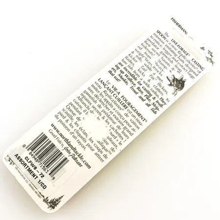 Northland Live Forage Glow Skeddrag, Regnbågsfisk, 7g, Mässing, #5140